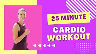 25 Minute Home Cardio Workout No Equipment [upl. by Fidole934]