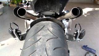 open exhaust Honda CB 919 Hornet [upl. by Publea]