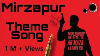 Mirzapur Theme Song  Mirzapur 2  Extended  BGM  Ringtone  Status [upl. by Oika]