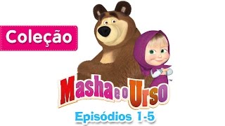 Masha e o Urso  Сoleção 1 Episódios 610 5 Episódios completos [upl. by Kcin]