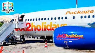 TRIP REPORT  Is Jet2 the Best UK airline  Birmingham to Santorini  Jet2 Boeing 737 [upl. by Edecrem]