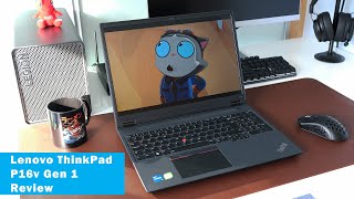 Lenovo ThinkPad P16v Gen 1 Review Budget friendly mobile workstation [upl. by Ahsimik]