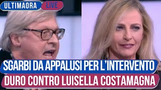 Sgarbi Contro Costamagna La Legge è Contro le Vittime a Favore dei Criminali [upl. by Acirretahs]