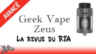 Revue du ZEUS RTA de GEEK VAPE [upl. by Ginelle107]