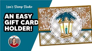 How to Make EASY Gift Card Holders for the Holidays in Minutes [upl. by Arinaid368]