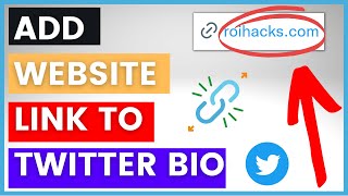 How To Add A Website Link To Twitter Bio in 2024 [upl. by Atikam]