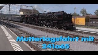 Muttertagsfahrt mit der 241 a 65 [upl. by Elbertina169]