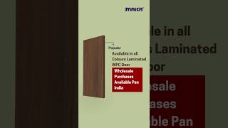 Available in all Colours Laminated WPC Door [upl. by Sivartal960]