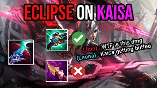 How to build Eclipse on Kaisa in Season 14  Kaisa Gameplay 144 [upl. by Jenei3]