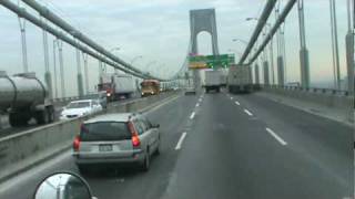 Verrazano Bridge New York City Traileros Mexicanos [upl. by Adniralc]