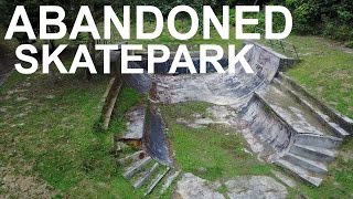 Hidden Skate Park In The Forest ABANDONED [upl. by Anirat]