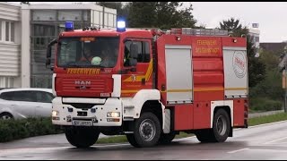 Brand auf Messegelände Großübung der Jugendfeuerwehren in MainhausenZellhausen  Sirenenalarm [upl. by Pearla]