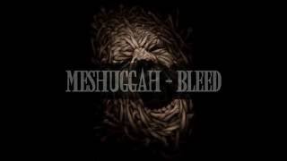 Meshuggah  Bleed lyrics [upl. by Arodnap]