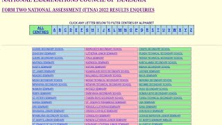 DARASA LA SABA 2023 NECTA RESULT S [upl. by Loram]