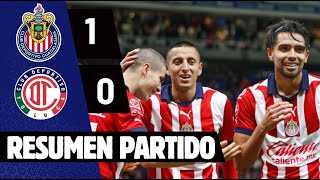 CHIVAS GANA EN CASA Y SE LLEVA VENTAJA A TOLUCA EN CUARTOS FINAL  RESUMEN GOLES [upl. by Jeannette]