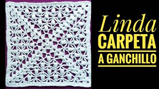 Carpeta tejido a crochet paso a pasoCuadrado a ganchillo tutorialGranny square crochet pattern [upl. by Maggi970]