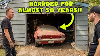 RESCUED Hoarded 1967 Candy Apple Red Mustang Fastback [upl. by Ringler668]