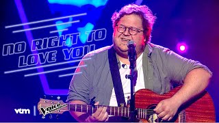 Tim  No Right To Love You  Knockouts  The Voice van Vlaanderen  VTM [upl. by Assenaj]