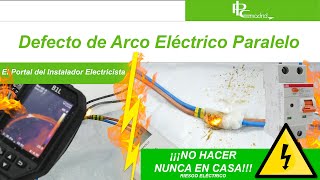 Defecto de Arco Eléctrico Paralelo Protección con SARC1 ó DSARC1 de ABB [upl. by Abeu]