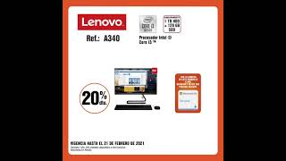 All In One LENOVO A340 en Alkosto [upl. by Ahsirak]