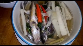 Thai Fish Curry with Pickled bamboo shoot  Asian food [upl. by Nella]