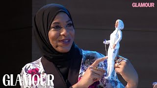 Olympian Ibtihaj Muhammad Is the First HijabWearing Barbie  Glamour [upl. by Albers871]