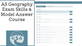 AS Geography Paper 1 and 2 exam skills course available  Cambridge International 9696 [upl. by Yllier]