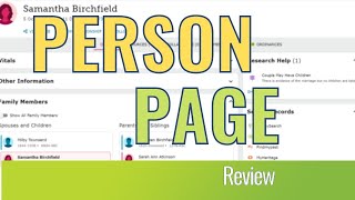 FamilySearchs New Person Page  Genealogy Review [upl. by Wolfson]