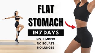 FLAT STOMACH in 7 days🔥40 min Standing Abs Workout  No Jumping No Squats No Lunges [upl. by Brewster]