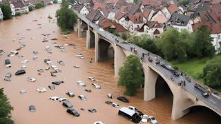 Austria washed away Floods St Anton am Arlberg disaster 1000000 residents [upl. by Davison571]