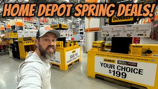 Spring Into Savings With Home Depot DEALS [upl. by Anuahsed]