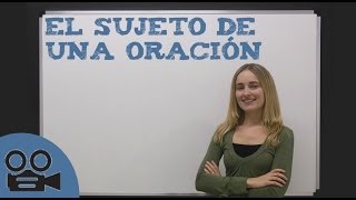 El sujeto de una oración [upl. by Hniv]