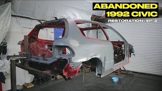 Restoring an Abandoned 1992 Honda Civic EG6  EP 2  Chassis Overhaul [upl. by Aleacem]