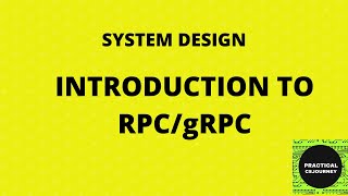 What is RPCgRPC  gRPC vs REST API  Code examples [upl. by Stanford]