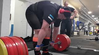 Raw deadlift 400kg in HC GYM with Asko Karu [upl. by Aniri]