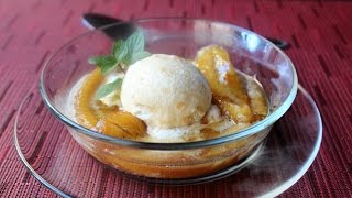 Bananas Foster Recipe  Caramelized Banana Flambe [upl. by Rojam]