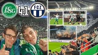 StGallen schenkt Zürich die erste Saisonniederlage ein quotFC StGallen vs FC Zürich Vlogquot 240924 [upl. by Llenej]