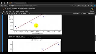 Data Analysis in Jupyter Notebook Normality Checks [upl. by Huff]