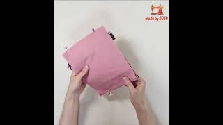 How to Make Easily Cross Body Cell Phone Bag with Eyelets [upl. by Nednyl]