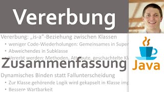 💻 JAVA  Vererbung 16  Zusammenfassung [upl. by Geer]