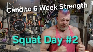 Competition Training Candito 6 Week Strength Powerlifting Squat Day 2 Rep until you are dead [upl. by Lynnet]