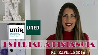 ESTUDIAR A DISTANCIA Mi experiencia en la UNED y UNIR  Nisabelt [upl. by Anit]