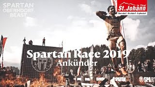 Spartan Race Oberndorf in Tirol 2019 • Ankünder • Kitzbüheler Alpen [upl. by Aydin]