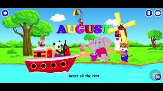 4 quotMonths of the YearquotThe Singing WalrusSound Variations in pleasant effectsFor kids songs [upl. by Ylsel]