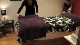 How to make a comfortable therapy bed  Salon Secrets [upl. by Nivrehs]