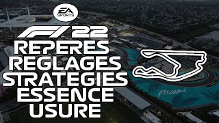 F1 22 MIAMI 🇺🇸 MES REPÈRES  SET UP  Guide complet [upl. by Chalmer467]