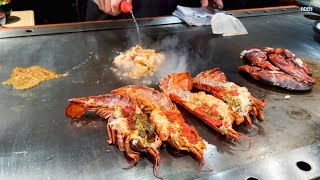 Wagyu amp Seafood Teppanyaki in Amsterdam  Japanese Food in the Netherlands [upl. by Akcired]