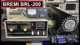 TA0327 Bremi BRL200 Linear Amplifier  Open and Test [upl. by Alenairam]