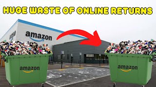 AMAZON RETURNS UK DUMPSTER DIVER EXPOSES OUTRAGOUS RETAIL WASTE [upl. by Nohtan298]