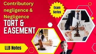 LLB Lecture Notes contributory negligence and negligence in Tort Urdu  Hindi lawexamguide llb [upl. by Brad]